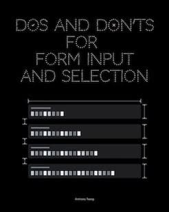 Dos and Don'ts for Form Input