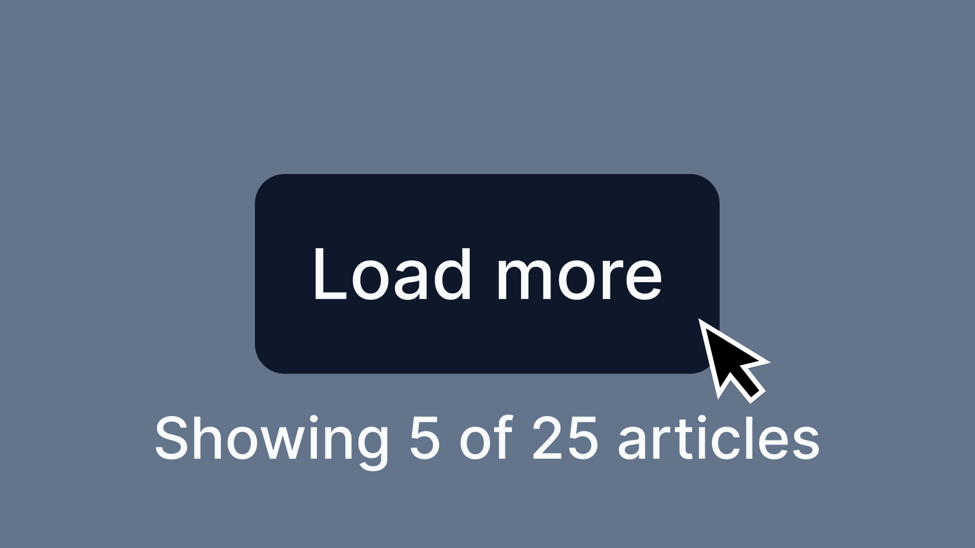 Example of load-more pattern